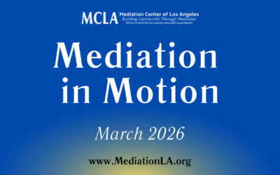 Mediation in Motion: March 2026