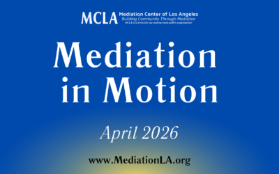 Mediation in Motion: April 2026