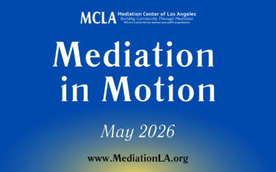 Mediation in Motion: May 2026